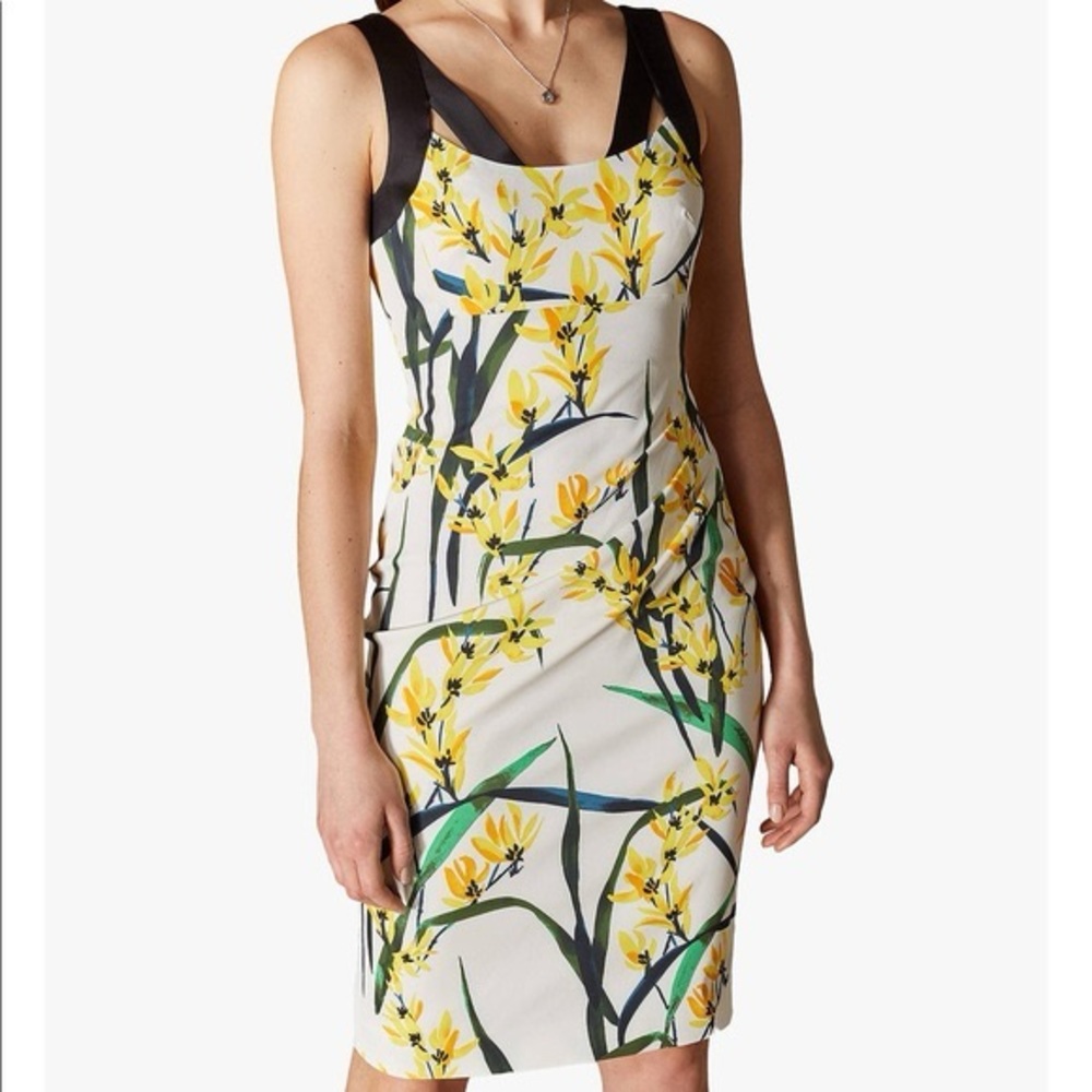 Karen Millen Floral Bodycon Dress, size 6